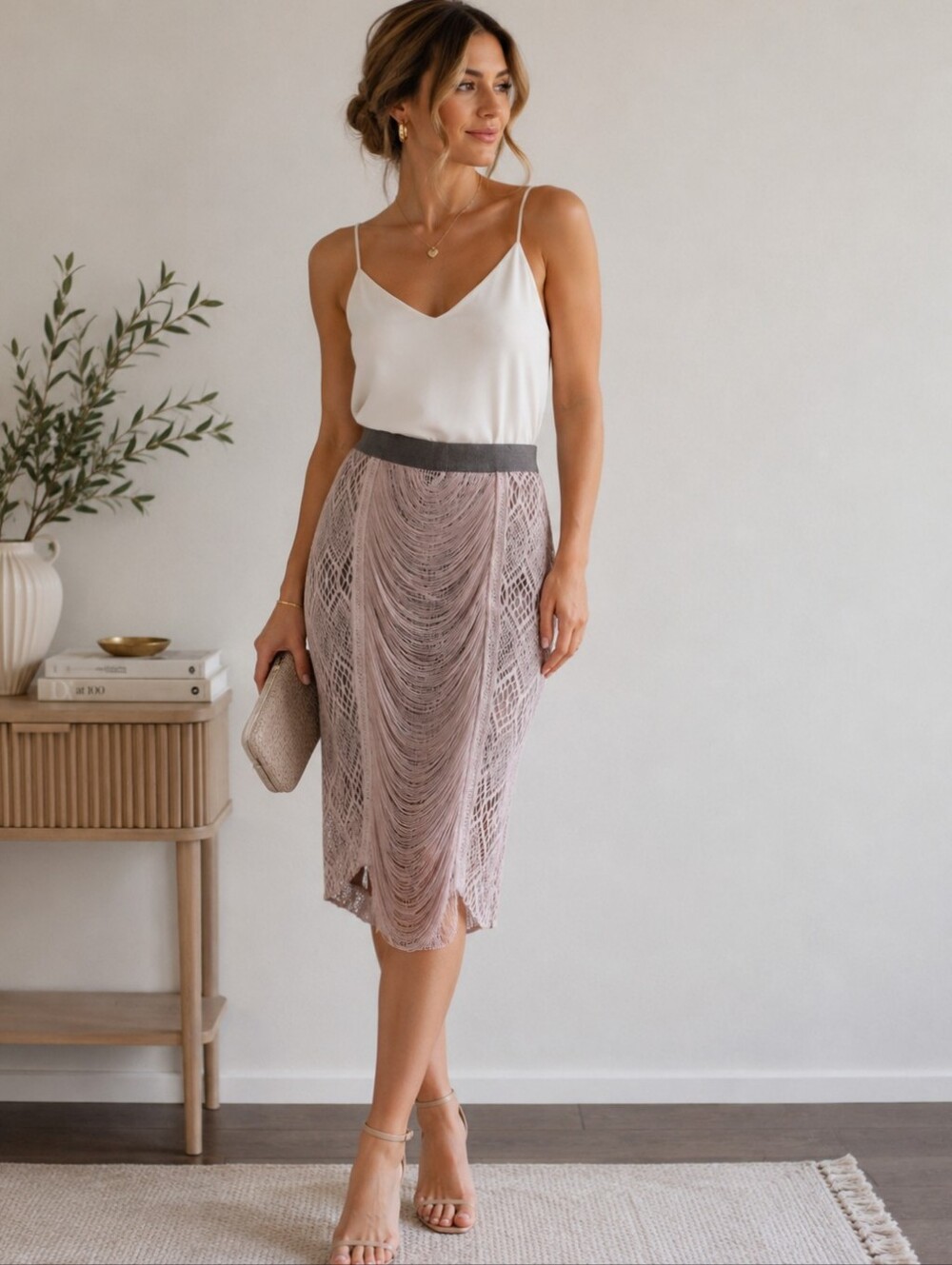 NWT! Anthropologie Byron Lars Flapper Pencil Skirt Size 2